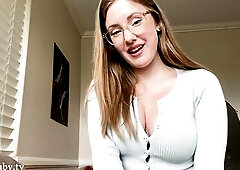 ASMR * POV Hawt Playgirl tucks u into daybed & makes u CUM * Emma Ruby