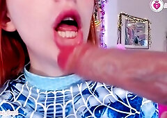 SpiderGirl Gulp your dick