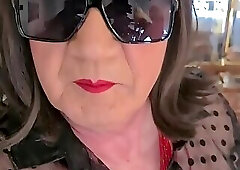 Four crossdressers fuck party