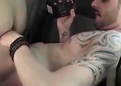 Wild gays go avid about car sex