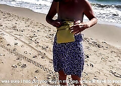 On the beach I abase my spouse, I void urine in his throat and then this chab has to clean me up but I likewise love it when other boys bang me