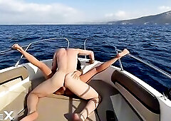 Valentine's Sea Escape: Kate's Ass fucking Love & Excitement on Boat