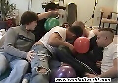 Hot Party Gays Making Out