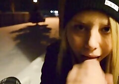 Putting on a Show for Neighbors Summer and Snow