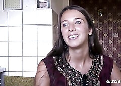 Hot babe Tanja is searching the world for a perfect place to live. Today we encounter her and she masturbates for us. Don't miss this hot blue ey