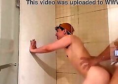 I EAT A GAY WHITE IN THE ANAL SHOWER