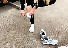 FOLLOWING HOT FEET IN PUBLIC, RETURN TO THE TARGET SHOE DEPARTMENT