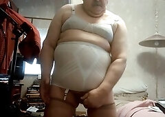 Chubby Canadian Man Masturbates Solo