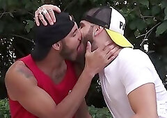 Patrick & Fabio - Exhibitionist Cruising At The Park