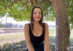 Chesty Teen Rissa May Spreads Her Big Ass For Her Very First Porn Scene