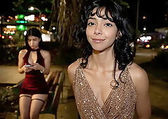 Park POV Anal with Brunette Latina Teen