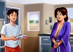 Gloryhole fun in the changing room - summertime saga episode featuring dirty gamesxxx