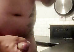 Chubby pig, piss play, piss drink, spit, cum, eating cum