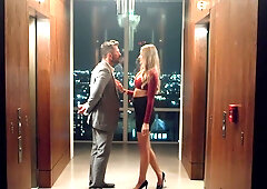 Deeper. Stunning gold digger is seduced by BF's step daddy