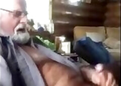 Old grandpa - master jerk off