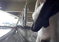 Exhibition twink on construcion site