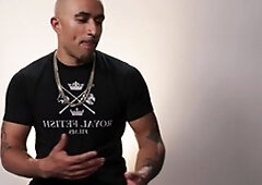 How Men Orgasm: Bald Head and Black Jock Combo