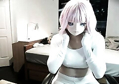 Pinky Nina Pt1! Feel your rubber comics girlfriend's body and her glamorous masked face!