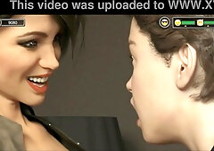 MILF and teen girl share a well-endowed man in intense POV anal action