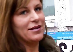 GERMAN MAMA PICKUP AND BANG BY BIGGEST WANG AT STREET CASTING