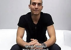 Slender guy lets an exciting twink ride his cock