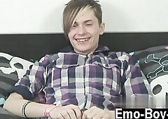Gay boy both emo Sexy new model, Taylor Fierce masturbates his 7 inch