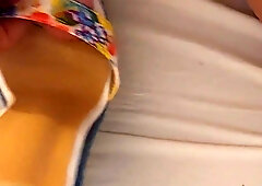 I bang my counterpart's heel