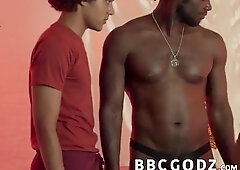 Barely Legal - Ebony Jock Is Raw Fucking Guys In Threesome