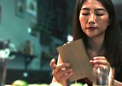 Ebony & Asian Interracial Horror Sex - Vampire Girls In