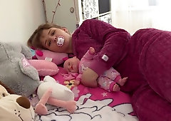 Cute slim angel Randy Ayn is getting rammed on the casting