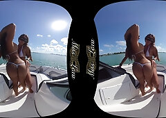 2 Horny Latinas Tease The Boat Captain