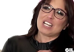 Kneel For Nana! Mature Aged Plumper Screws Ebony Stud