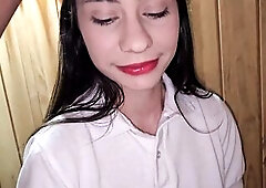 The teacher calls his student to the washroom and makes her suck and then bang her