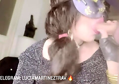 Lucia Martinez Trav ed un giovane toro italiano! Caldissima scopata amatoriale!