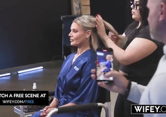 Stunning Blonde Hotwife Cameryn Morie Gets Fucked By Another Man While Hubby Watches