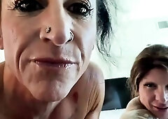 Brooke and Kandylegs team up to sensually Dominate George