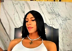 Exotic and naive beauty on webcam