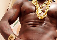 BIG BLACK COCK Idolize Hallelujah Johnson ( can you Scent my Arse)