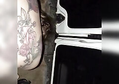 my BRITISH DOGGING BITCH NAKED GROPED & DRILLED IN THE VAN