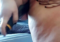 Blonde tight pussy babe solo toy fun in glamour masturbation