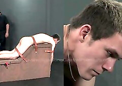 Hard spanking on the block