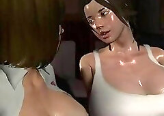 3d futanari shemale fucks in bed like a real pro