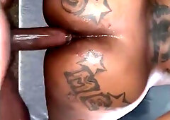 Ass to Mouth Anal Pounding - Tattooed Butt MILF's Backdoor Bliss