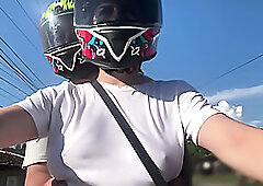 I Picked Up A Didi Client Without A Bra And He Noticed My Big Tits