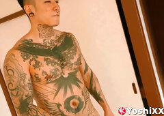 Kinky Javanese Yoshi Kawasaki sneaks to tug his prick on camera