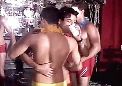 Big cocks pound bareback at party