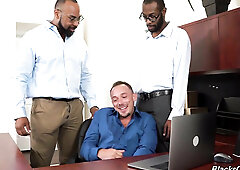 BLACKS ON BOYS August Alexander, Kirk Cummings & Ray Diesel