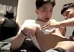 Ducal fucked bareback behind friend