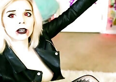 See weird vampire two on now! - Golden-Haired Large Boobs, Blond, Amateur Porn dance dance