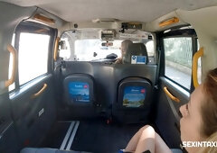 Vanessa Leone the Sexy Blonde Rides Steve Q Hard in Naughty Taxi Fuck